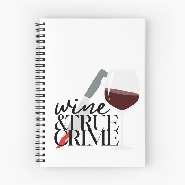 Item preview, Wine & True Crime Sticker designed and sold by SceneOfTheCrime.