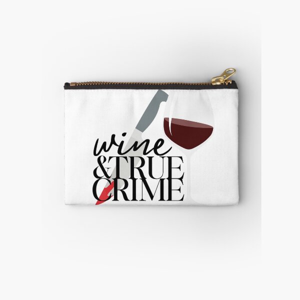 Item preview, Wine & True Crime Sticker designed and sold by SceneOfTheCrime.