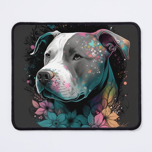 Item preview, Floral Pittie (2) designed and sold by Pittie Dog Club.