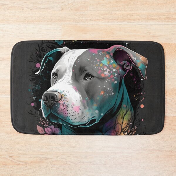 Item preview, Floral Pittie (2) designed and sold by Pittie Dog Club.