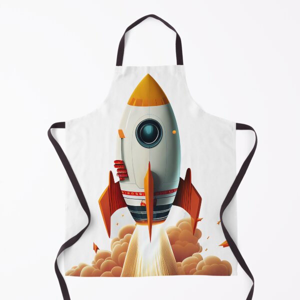 Item preview, Rocket ship, Wall Art Poster, Space, Toddler, Kids Room Nursery Print designed and sold by streamlinepubs.