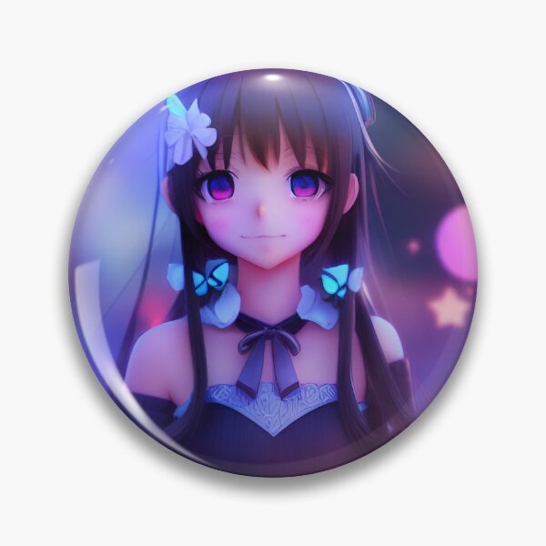 Item preview, chica anime con flor designed and sold by PixyDesign.