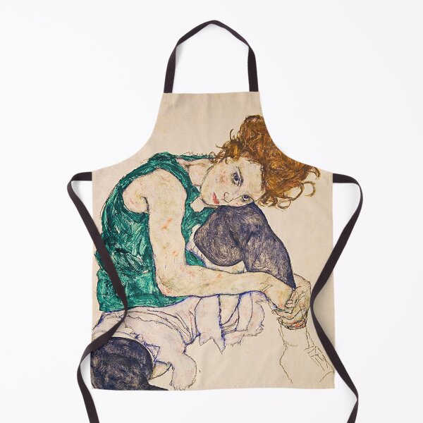 Item preview, Egon Schiele, Seated Woman with Stretched Legs (Adele Herms) designed and sold by Stratoguayota.