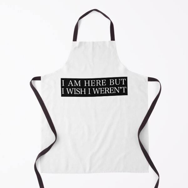 Item preview, I AM HERE BUT I WISH I WERE NOT BUMPER STICKER designed and sold by estudio3e.