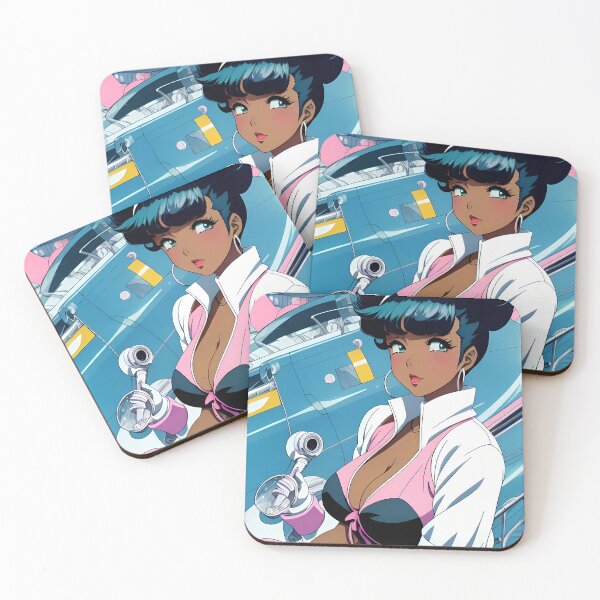 Item preview, Telephone Number | Black Anime Girl designed and sold by blackanimemecca.