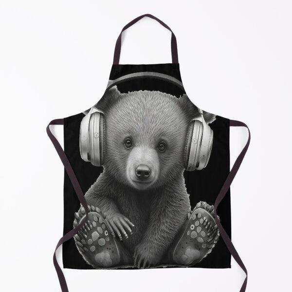 Artikelvorschau, Bear wearing headphones entworfen und verkauft von Rays84.