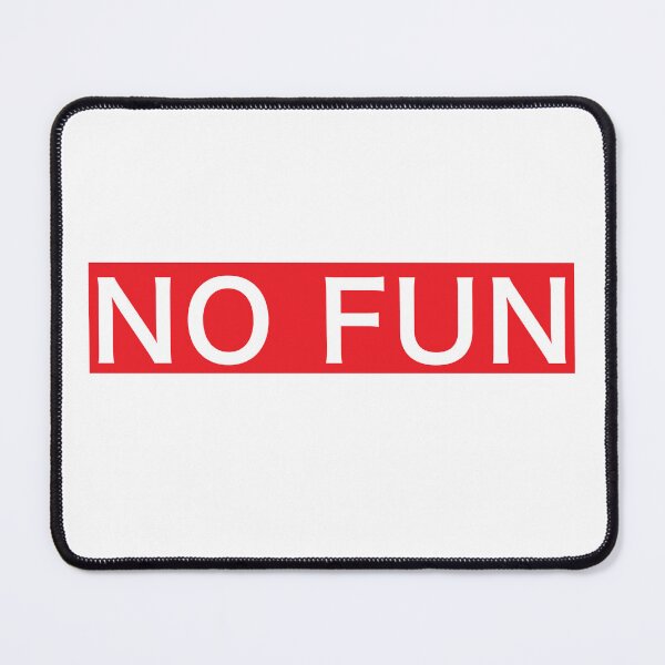 Item preview, NO FUN BUMPER STICKER designed and sold by estudio3e.