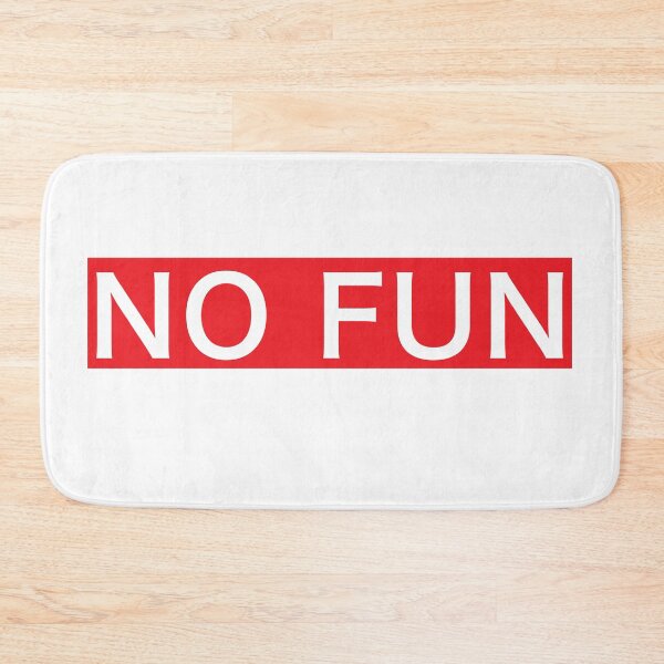 Item preview, NO FUN BUMPER STICKER  designed and sold by estudio3e.