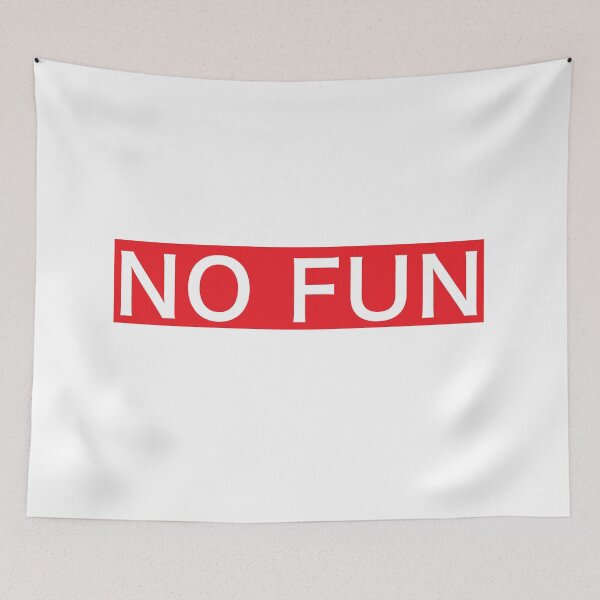 Item preview, NO FUN BUMPER STICKER  designed and sold by estudio3e.