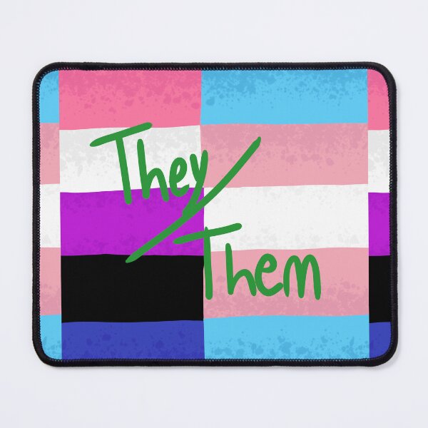 Item preview, Genderfluid Transgender Trans Nonbinary Pride Flag Mashup They/them Pronouns designed and sold by Spell-the-Bee.