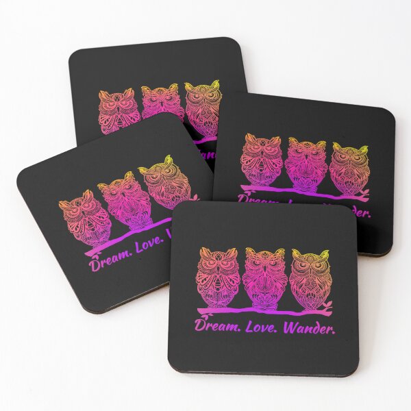 Item preview, DREAM LOVE WANDER - boho, 70's, adventure, sunshine, sunset designed and sold by Sun Sand & Sea Art.