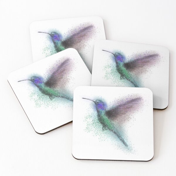 Item preview, Hummingbird Scribbles and Splatters designed and sold by OldWrensAlley.