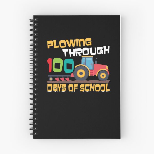 Item preview, Plowing Through 100 Days of School Farmer Tractor designed and sold by Dressed For  Duty.