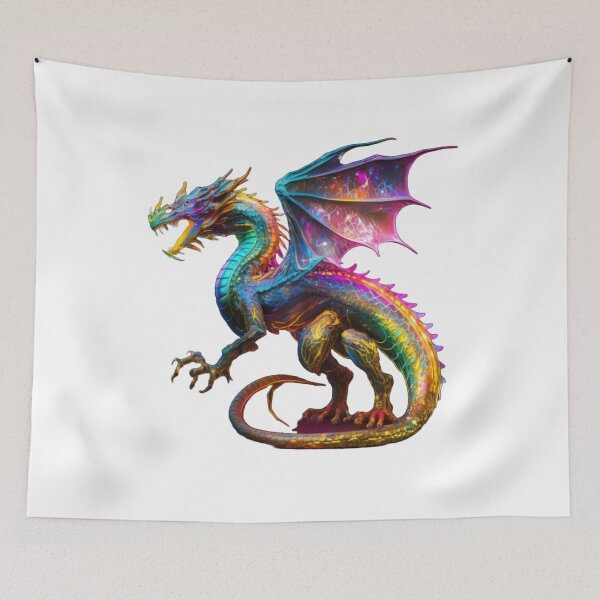 Item preview, Colourful and Beautiful Dragon designed and sold by GloriousArtSKD.