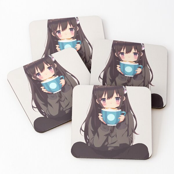 Item preview, Anime Coffee Girl designed and sold by PixyDesign.