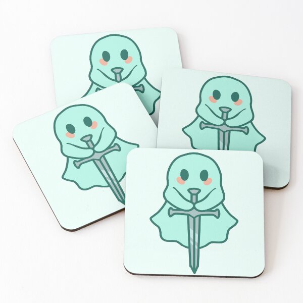Item preview, ghost with sword designed and sold by DoesArtAndStuff.