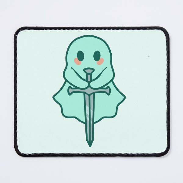 Item preview, ghost with sword designed and sold by DoesArtAndStuff.