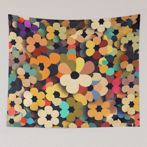 Item preview, Multicolored Flowers designed and sold by azet-art.