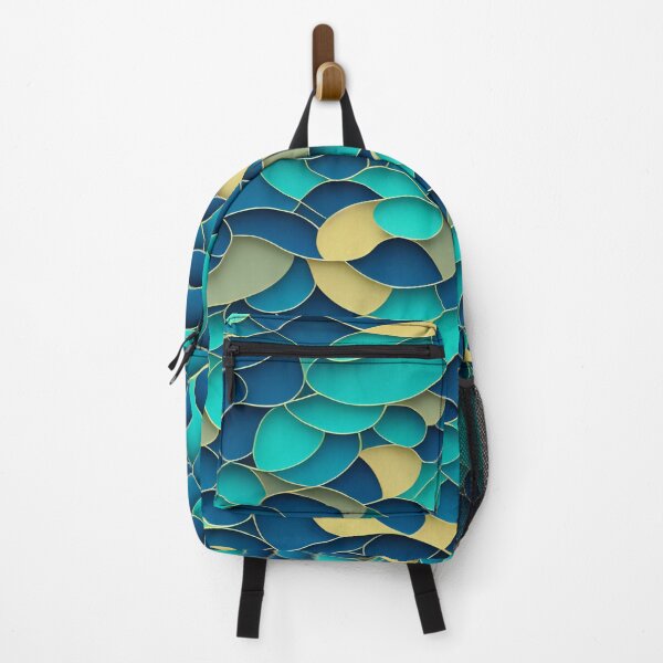 Item preview, Abstract Mosaic Turquoise and Yellow designed and sold by calibrit.