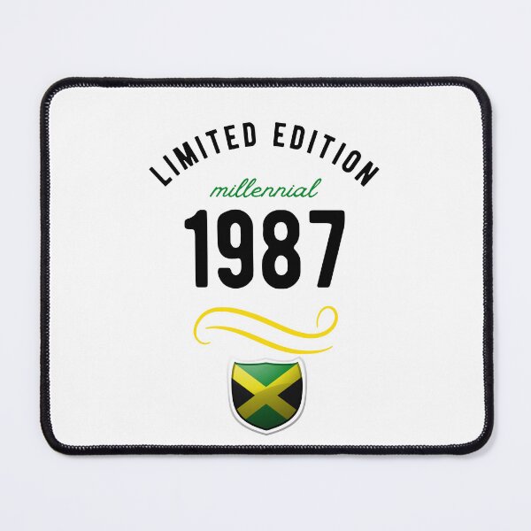 Item preview, Limited Edition 1987, Millennial Birthday, Jamaica designed and sold by JustinKyneTees.