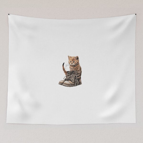 Item preview, Cat in Boots Drawing  designed and sold by Benin Store ®.