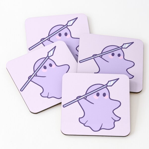 Item preview, ghost with spear  designed and sold by DoesArtAndStuff.