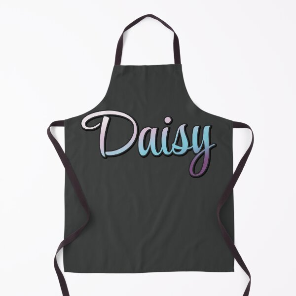 Item preview, Pretty Script Daisy Typographic Name in Cool Colors designed and sold by AloraDawnEve.