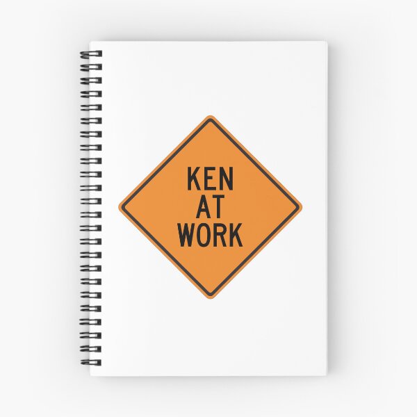 Artikelvorschau, Ken bei der Arbeit Lustiges personalisiertes Warnschild entworfen und verkauft von Wurmbone.