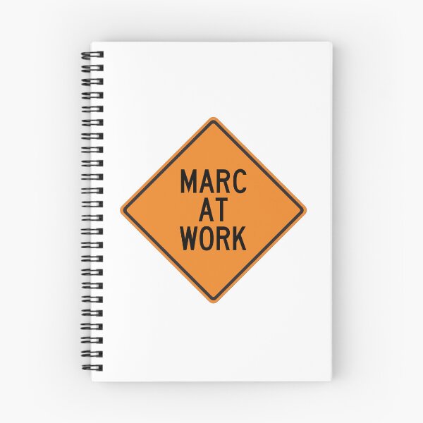 Item preview, Marc at Work Funny Personalized Warning Sign designed and sold by Wurmbone.