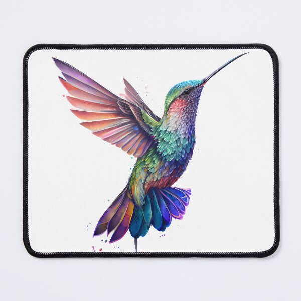 Item preview, Watercolor hummingbird designed and sold by RingSenev.