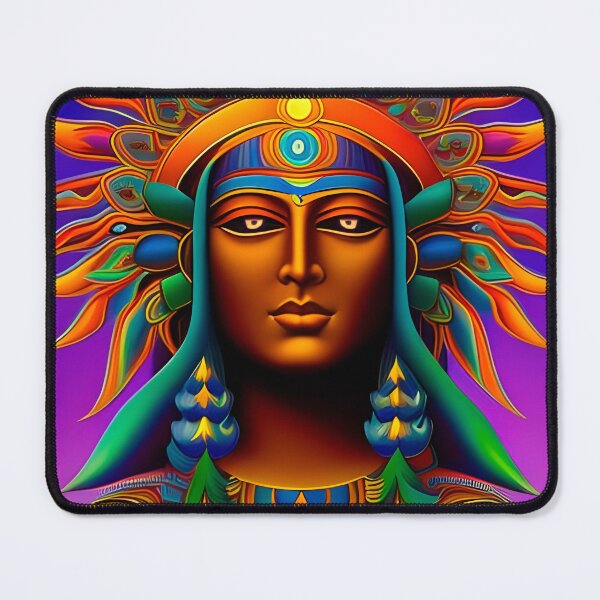 Item preview, New World Gods (26) - Mesoamerican Inspired Psychedelic Art designed and sold by TheThirdEye.