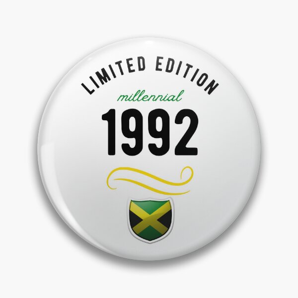 Item preview, Limited Edition 1992, Millennial Birthday, Jamaica designed and sold by JustinKyneTees.