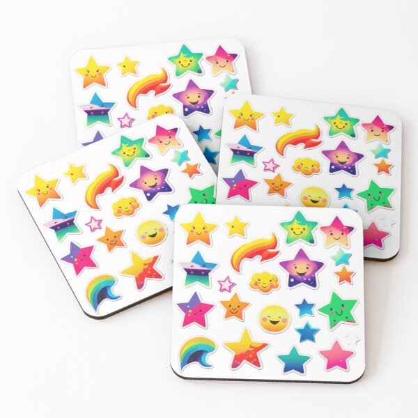 Item preview, Beautiful and Cuteful Stars - Stickers pack designed and sold by GloriousArtSKD.