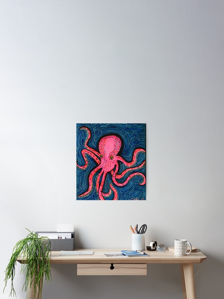Thumbnail 2 of 3, Poster, Octo designed and sold by CariGDesigns.