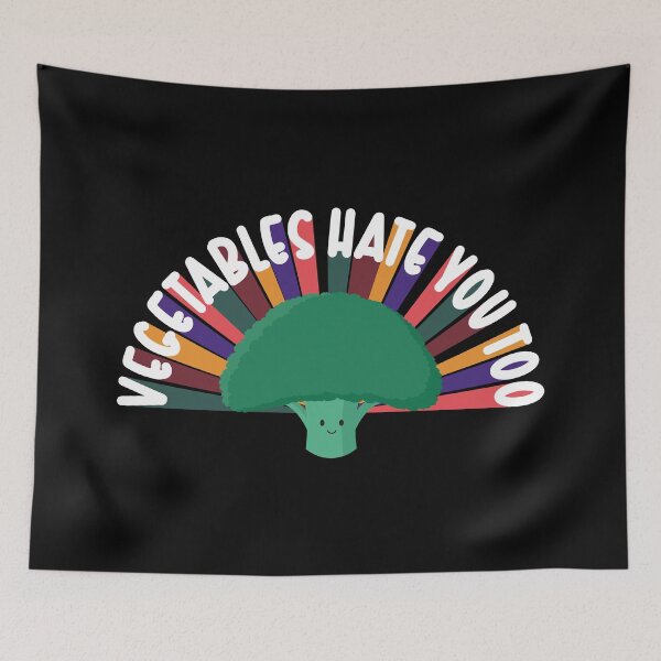 Item preview, Vegetables hate you too designed and sold by TheSimpleSloth.