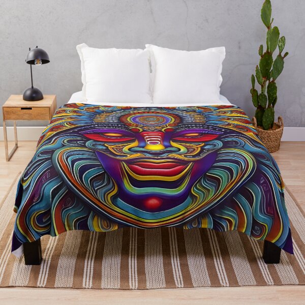 Item preview, New World Gods (27) - Mesoamerican Inspired Psychedelic Art designed and sold by TheThirdEye.