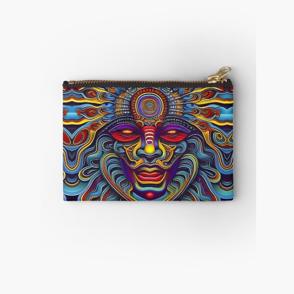 Item preview, New World Gods (27) - Mesoamerican Inspired Psychedelic Art designed and sold by TheThirdEye.
