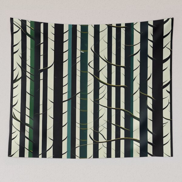 Item preview, Abstract Forest in Winter designed and sold by calibrit.