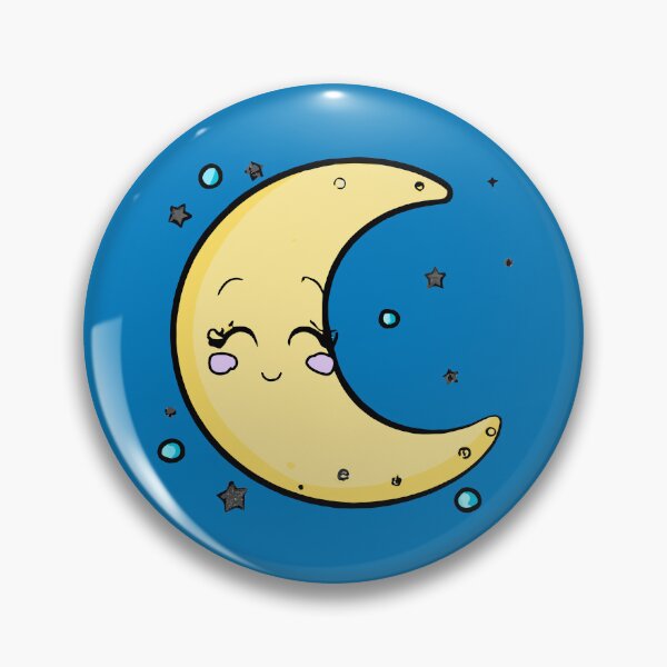 Item preview, Cute Moon Face designed and sold by Handstand365.