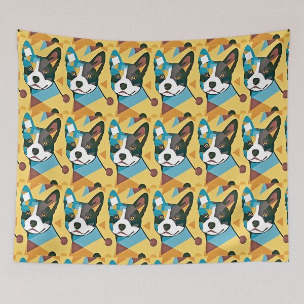 Item preview, Yellow Abstract Dog designed and sold by HenryMaster.