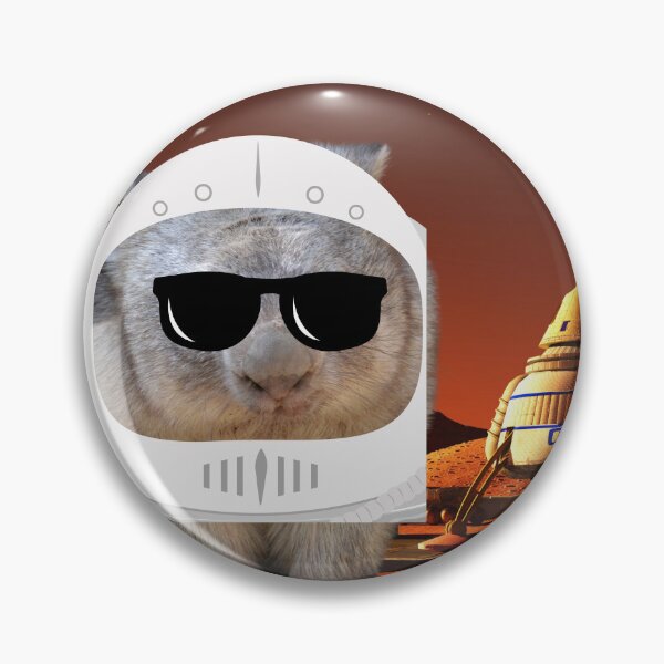 Item preview, CRAZY KOOL WOMBAT ON MARS  designed and sold by Kezzie Prints.