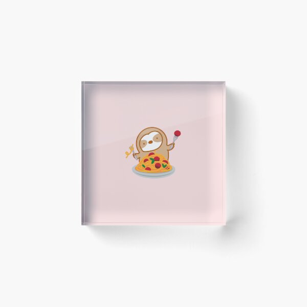 Item preview, Cute Spaghetti Pasta Sloth designed and sold by theslothinme.