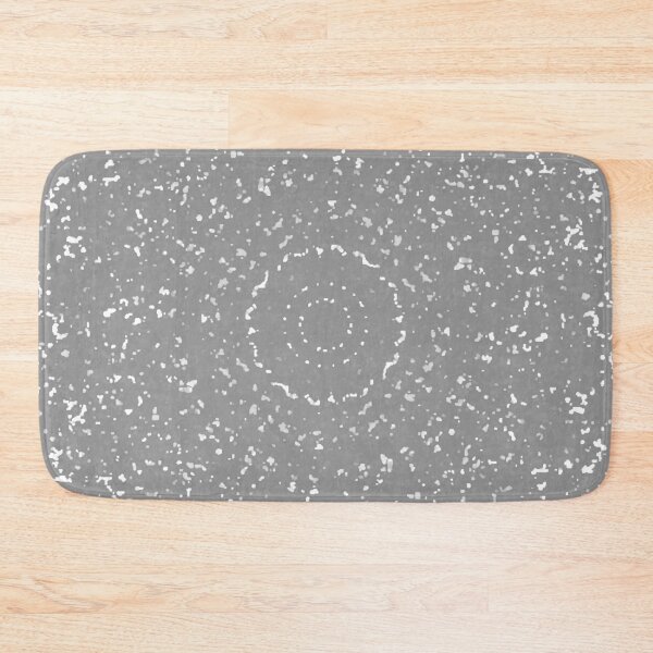 Item preview, Abstract Gray Monochrome Round Mandala Distorted Print Lace Pattern designed and sold by kattakitty.