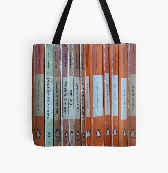 Old Penguin Classics Bolsa estampada de tela