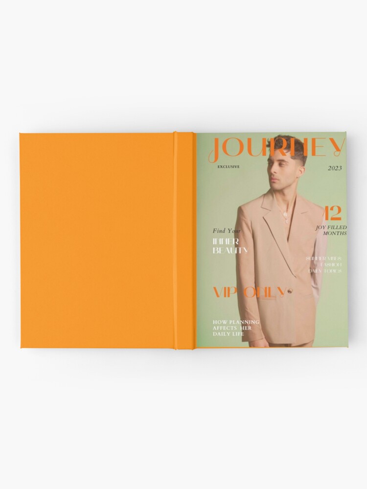 Planner magazine cover fashionable 2023 luxury book diary magazine Journal