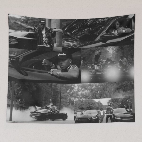Item preview, Lil Baby & 42 Dugg | We Paid B&W Collage designed and sold by Hays Graphics.