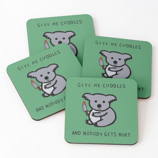 Item preview, Give me cuddles and nobody gets hurt designed and sold by Rob Price.