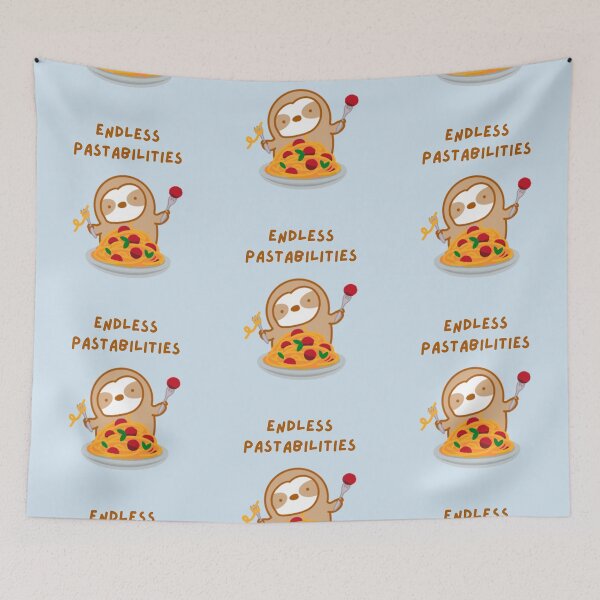 Item preview, Endless Possibilities Pasta Sloth designed and sold by theslothinme.