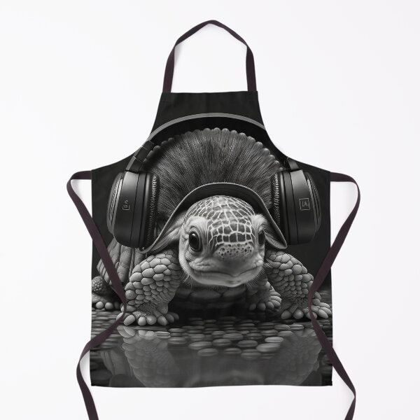 Item preview, Turtle wearing headphones designed and sold by Rays84.