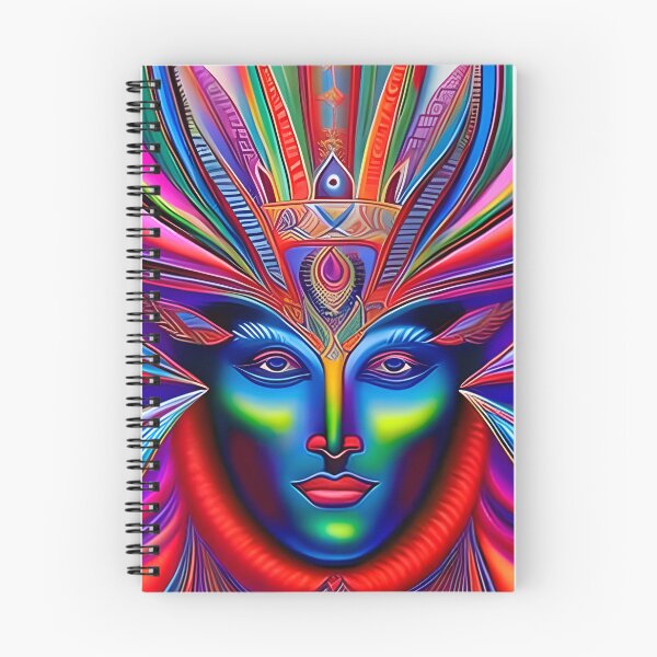 Item preview, New World Gods (28) - Mesoamerican Inspired Psychedelic Art designed and sold by TheThirdEye.